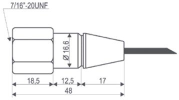 Датчик давления PP-30 Dixell Датчик давления PP-30 Dixell