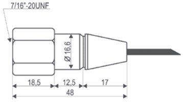Датчик давления PPR-30 Dixell Датчик давления PPR-30 Dixell