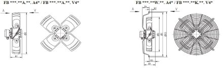 Вентилятор осевой ZIEHL-ABEGG FB035-SDW.2C.A4P t-50 Ziehl-Abegg Вентилятор осевой ZIEHL-ABEGG FB035-SDW.2C.A4P t-50 Ziehl-Abegg