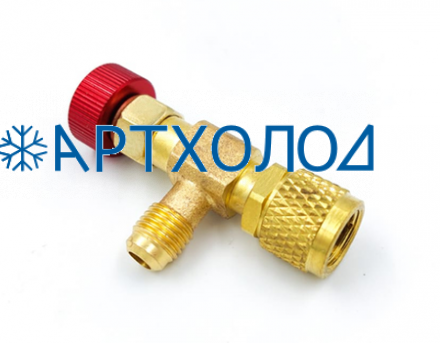 Вентиль с нажимом на ниппель FavorCool FC-34B (M5/16"SAE х F5/16"SAE)