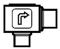 Корпус клапана угловой TE 5 067B4004 Danfoss
